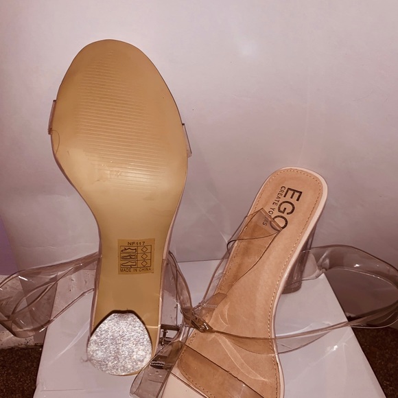 EGO Official Shoes | Clear Nude Heels - Picture 4 of 6